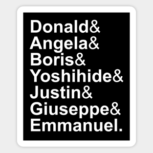 G7 Summit 2020 World Leaders Magnet